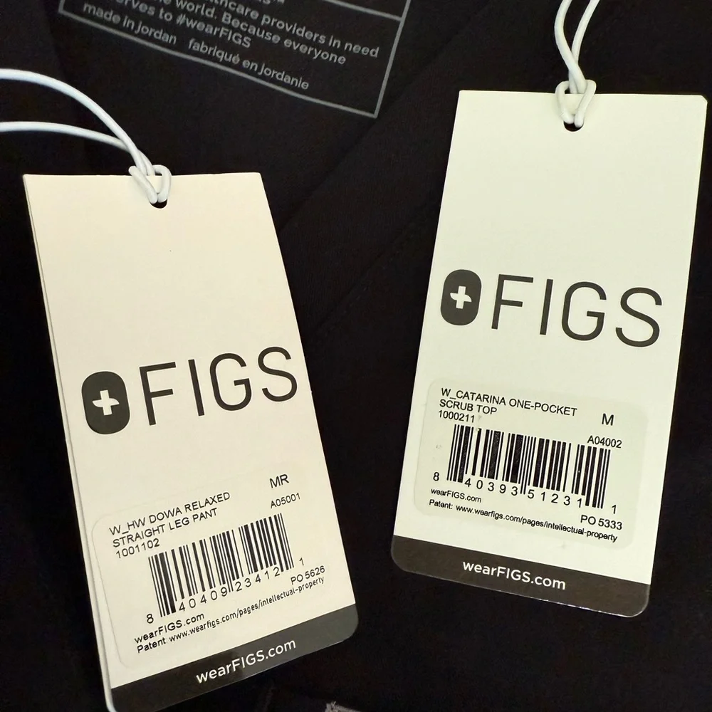 Figs set HW DOWA RELAXED STRAIGHT LEG PANT+ CATARINA ONE-POCKET SCRUB TOP - Picture 2 of 3